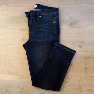 J. Crew 9” vintage straight charcoal black Slim Jeans size 29
